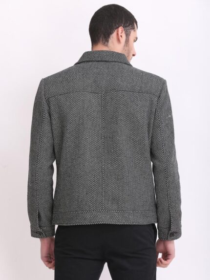 Black & White Bird Eye Fancy Jacket